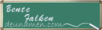 Bente Falken Visitenkarte